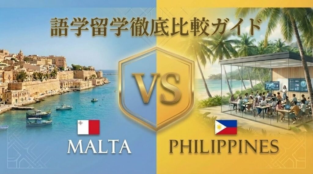 フィリピンとマルタ留学徹底比較ガイド