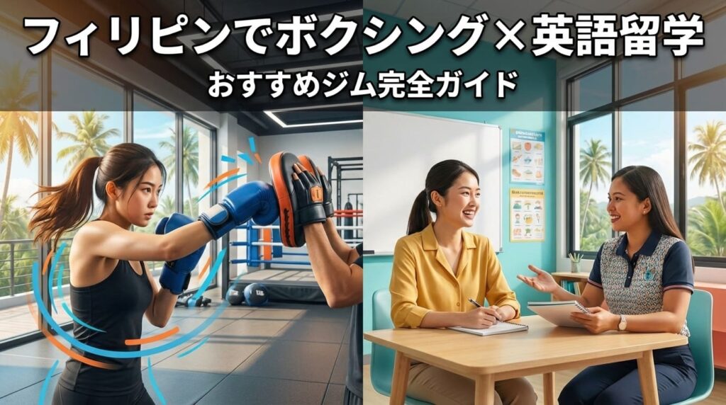 フィリピンでボクシングと語学留学に適したジム紹介