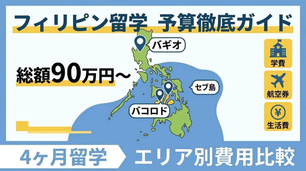 フィリピン留学4ヶ月の予算徹底ガイド